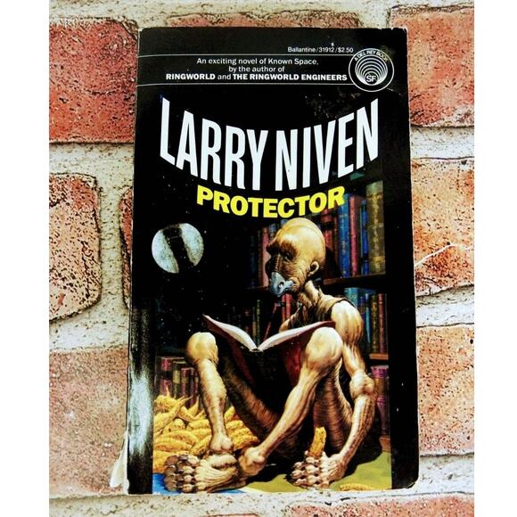 PROTECTOR (Known Space) Larry Niven 1980s Science Fiction Sci-Fi PB Great Cover! - Picture 1 of 13